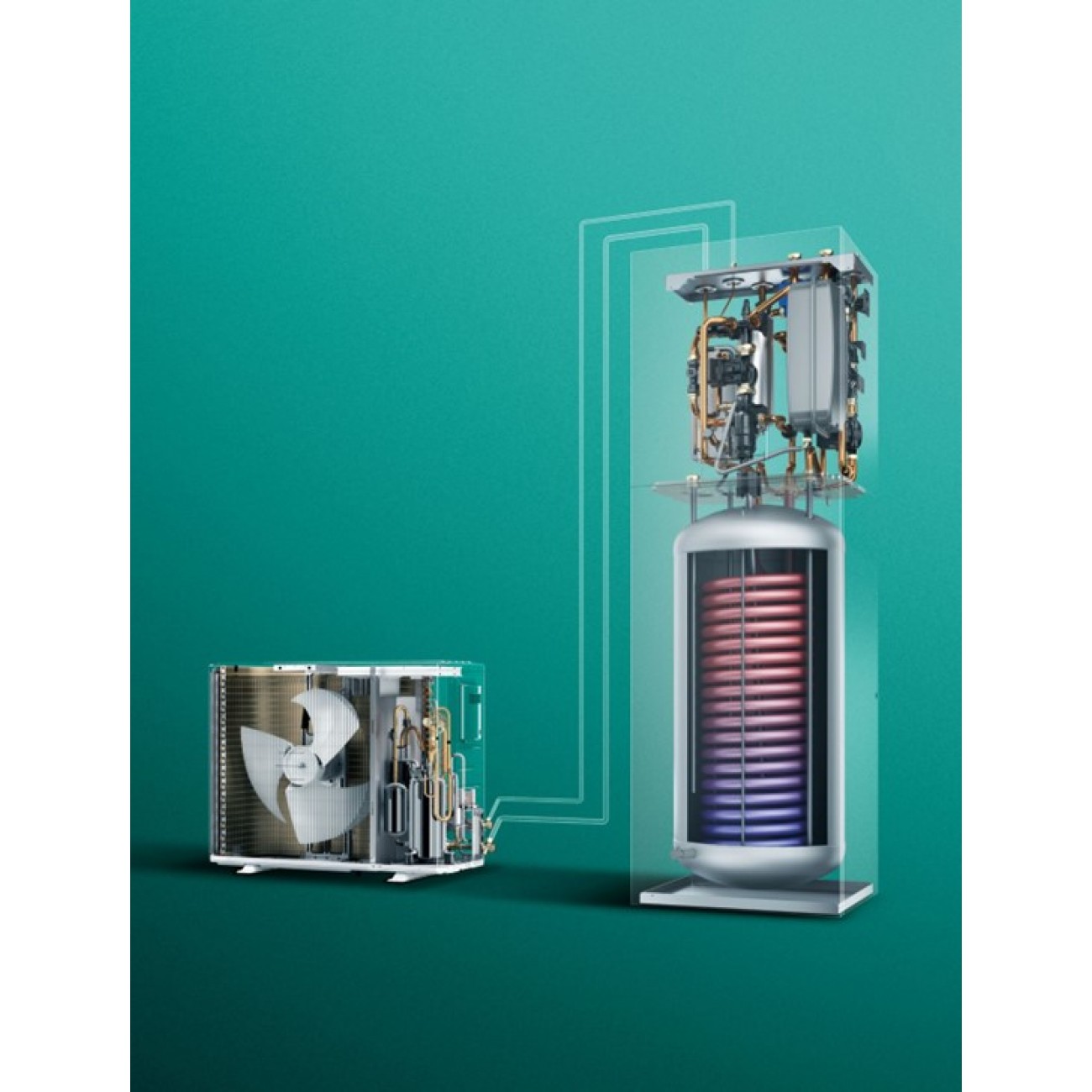 Αντλία θερμότητας aroTHERM split Pure